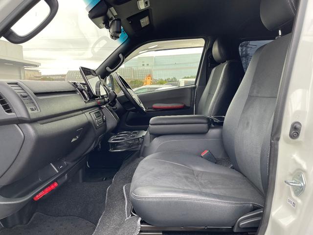 ハイエースバン スーパーＧＬ　ダークプライムＩＩ　ワンオーナー　アルパインナビ　ＤＴＶ　ＥＴＣ　デジタルインナーミラー　両側パワースライドドア　社外バンパー（Ｆ・Ｒ）　オーバーフェンダー　ＵＩｖｅｈｉｃｌｅショック　ＥＳＳＥＸ１８インチアルミホイール（15枚目）