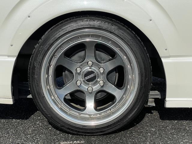 ハイエースバン スーパーＧＬ　ダークプライムＩＩ　ワンオーナー　アルパインナビ　ＤＴＶ　ＥＴＣ　デジタルインナーミラー　両側パワースライドドア　社外バンパー（Ｆ・Ｒ）　オーバーフェンダー　ＵＩｖｅｈｉｃｌｅショック　ＥＳＳＥＸ１８インチアルミホイール（65枚目）