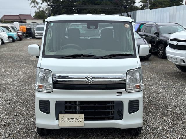 エブリイワゴン ＪＰターボ　４ＷＤ　インタークーラーターボ　レーダーブレーキサポート　ナビ　ＴＶ　Ｂｌｕｅｔｏｏｔｈ　ＥＴＣ　シートヒーター　リアヒーター　電格ミラー　エンジンスターター　ルーフキャリア　スマートキー　修復歴なし（2枚目）