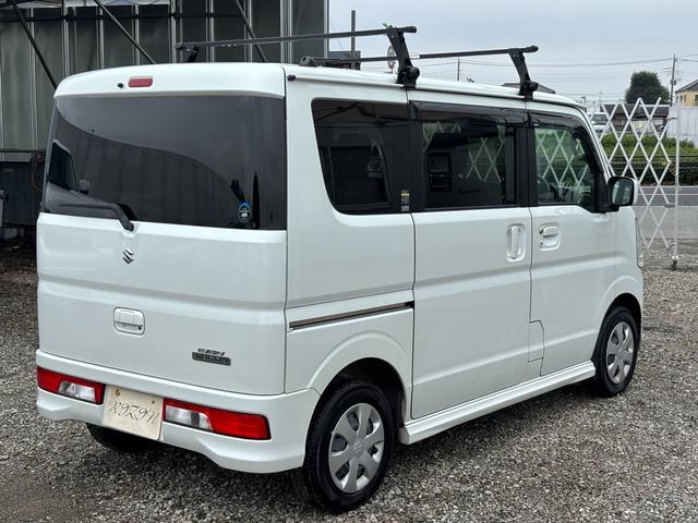 エブリイワゴン ＪＰターボ　４ＷＤ　インタークーラーターボ　レーダーブレーキサポート　ナビ　ＴＶ　Ｂｌｕｅｔｏｏｔｈ　ＥＴＣ　シートヒーター　リアヒーター　電格ミラー　エンジンスターター　ルーフキャリア　スマートキー　修復歴なし（5枚目）