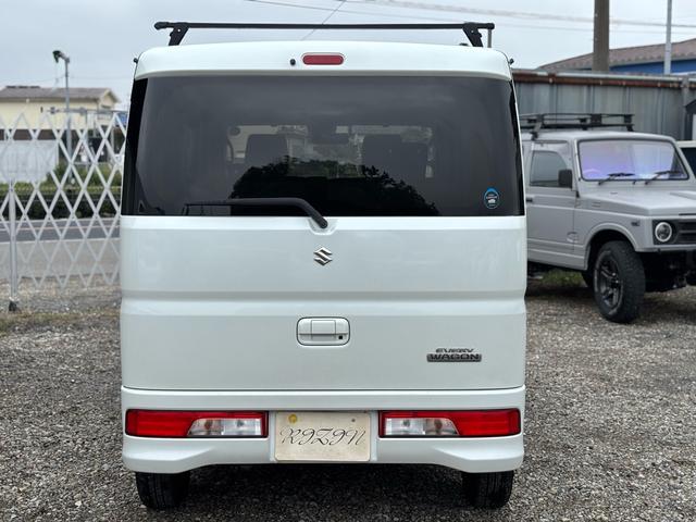エブリイワゴン ＪＰターボ　４ＷＤ　インタークーラーターボ　レーダーブレーキサポート　ナビ　ＴＶ　Ｂｌｕｅｔｏｏｔｈ　ＥＴＣ　シートヒーター　リアヒーター　電格ミラー　エンジンスターター　ルーフキャリア　スマートキー　修復歴なし（8枚目）