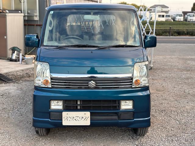 エブリイワゴン ＰＺターボ　４ＡＴ　インタークーラーターボ　片側パワースライドドア　全席パワーウィンドウ　電格ミラー　リアヒーター　キーレス　ＨＩＤ　フォグ　オーディオ　オートエアコン　純正アルミ　修復歴なし（2枚目）