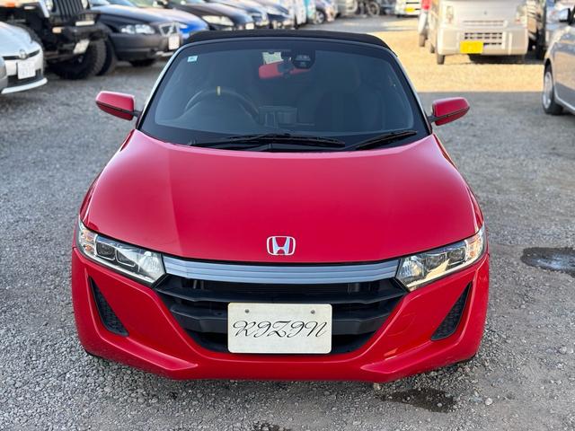 S660 α 保証1年付 走行1万km台 6MT 社外ナビ TV Bluetooth バックカメラ 社外16インチアルミ ETC ハーフレザーシート クルーズコントロール スマートキー プッシュスタート(2枚目)