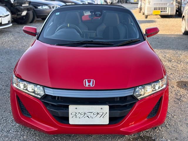 S660 α 保証1年付 走行1万km台 6MT 社外ナビ TV Bluetooth バックカメラ 社外16インチアルミ ETC ハーフレザーシート クルーズコントロール スマートキー プッシュスタート(3枚目)