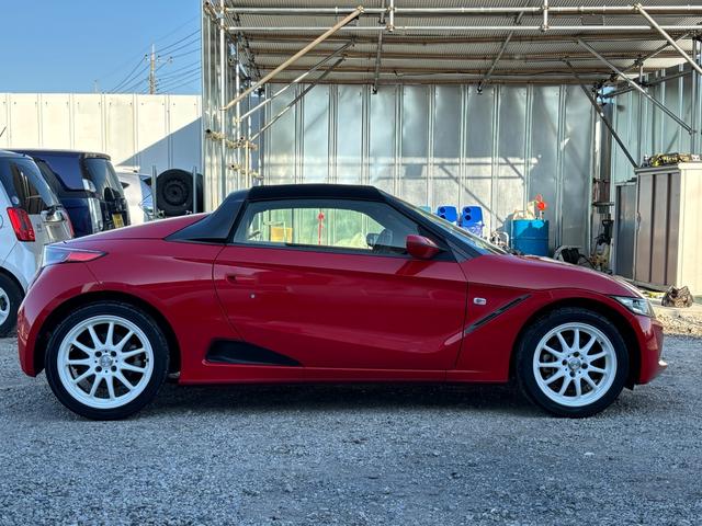 S660 α 保証1年付 走行1万km台 6MT 社外ナビ TV Bluetooth バックカメラ 社外16インチアルミ ETC ハーフレザーシート クルーズコントロール スマートキー プッシュスタート(5枚目)