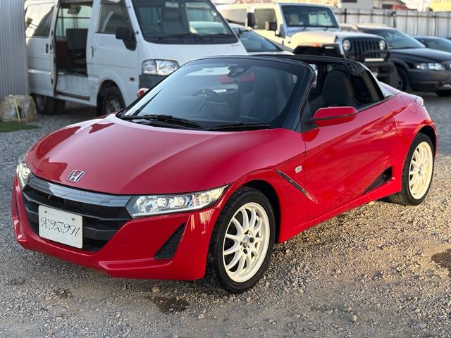 S660 α 保証1年付 走行1万km台 6MT 社外ナビ TV Bluetooth バックカメラ 社外16インチアルミ ETC ハーフレザーシート クルーズコントロール スマートキー プッシュスタート(10枚目)