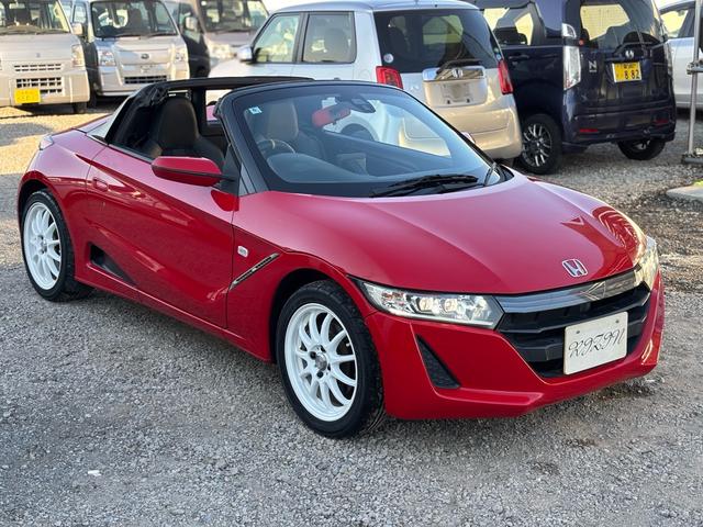 S660 α 保証1年付 走行1万km台 6MT 社外ナビ TV Bluetooth バックカメラ 社外16インチアルミ ETC ハーフレザーシート クルーズコントロール スマートキー プッシュスタート(11枚目)