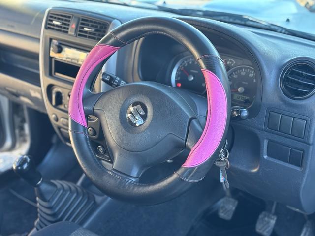 ジムニー XG 5MT パートタイム4WD インタークーラーターボ キーレス パワーウィンドウ KENWOODオーディオ 16インチアルミホイール タイミングチェーン 修復歴なし(12枚目)
