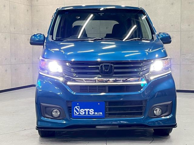 Ｎ－ＷＧＮカスタム Ｇ・ターボパッケージ　フロントリップ　ＥＮＫＥＩ１５インチアルミ　柿本マフラー　リアスポイラー　社外ナビ　デジタルＴＶ　ＢＴ接続　ＨＩＤヘッドライト　フォグ　ハーフレザーシート　オートクルーズ　ドラレコ　スペアキー　ＥＴＣ（8枚目）