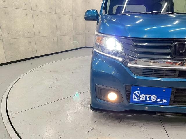 Ｎ－ＷＧＮカスタム Ｇ・ターボパッケージ　フロントリップ　ＥＮＫＥＩ１５インチアルミ　柿本マフラー　リアスポイラー　社外ナビ　デジタルＴＶ　ＢＴ接続　ＨＩＤヘッドライト　フォグ　ハーフレザーシート　オートクルーズ　ドラレコ　スペアキー　ＥＴＣ（10枚目）