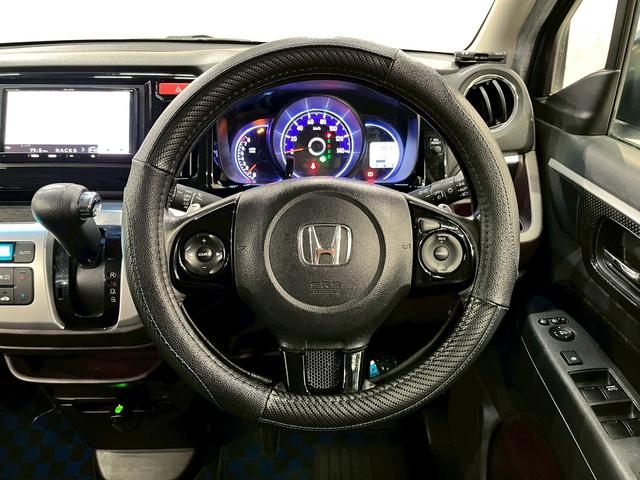 Ｎ－ＷＧＮカスタム Ｇ・ターボパッケージ　フロントリップ　ＥＮＫＥＩ１５インチアルミ　柿本マフラー　リアスポイラー　社外ナビ　デジタルＴＶ　ＢＴ接続　ＨＩＤヘッドライト　フォグ　ハーフレザーシート　オートクルーズ　ドラレコ　スペアキー　ＥＴＣ（26枚目）