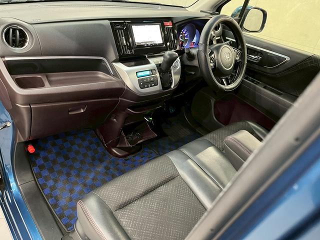 Ｎ－ＷＧＮカスタム Ｇ・ターボパッケージ　フロントリップ　ＥＮＫＥＩ１５インチアルミ　柿本マフラー　リアスポイラー　社外ナビ　デジタルＴＶ　ＢＴ接続　ＨＩＤヘッドライト　フォグ　ハーフレザーシート　オートクルーズ　ドラレコ　スペアキー　ＥＴＣ（47枚目）