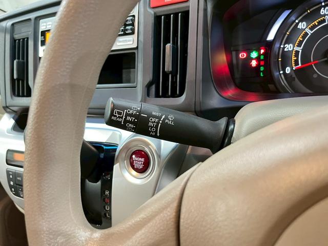 N-WGN G ユーザー様直接仕入れ 社外15インチアルミ 純正オーディオ ベージュ内装 シートバックポケット 前後ドラレコ プッシュスタート 電格ミラー スマートキー スペアキー ETC車載器 実走行4.8万キロ台(23枚目)