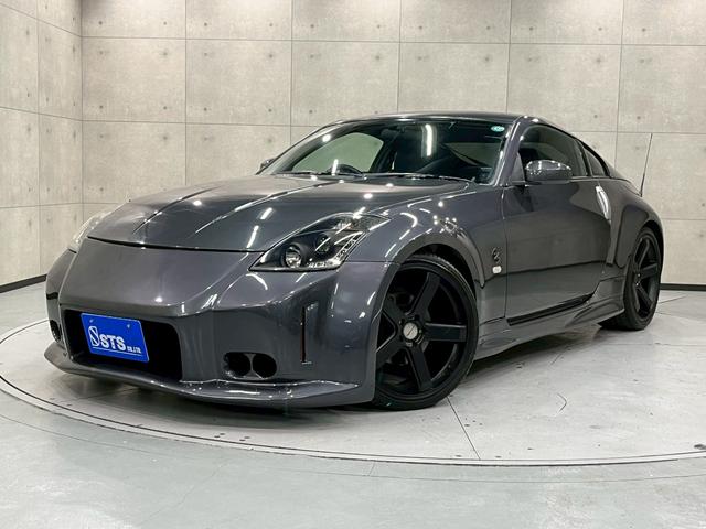 フェアレディZ バージョンT 社外エアロバンパー トランクスポイラー 社外ヘッドライト・20インチアルミ 黒革シート パワーシート 社外ナビ フルセグTV Bluetooth バックモニター 革巻きステア リモコンキー ETC(18枚目)