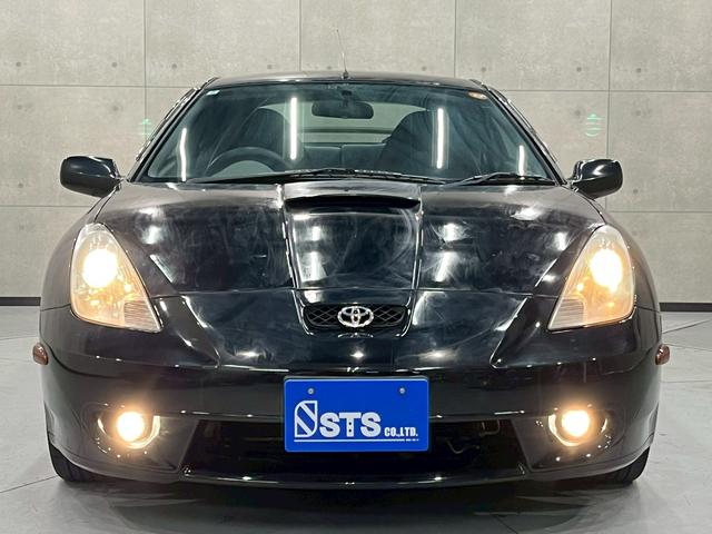 セリカ SS-II ユーザー様直接仕入れ車両 リアスポイラー 純正15インチアルミ フォグランプ 革巻きステアリング ブラック×レッドスポーツシート オートエアコン 電格ドアミラー リモコンキー スペアキー ETC車載器(9枚目)