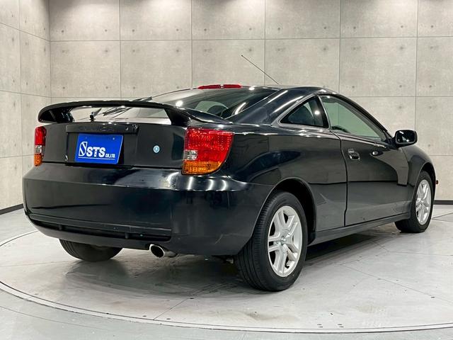 セリカ SS-II ユーザー様直接仕入れ車両 リアスポイラー 純正15インチアルミ フォグランプ 革巻きステアリング ブラック×レッドスポーツシート オートエアコン 電格ドアミラー リモコンキー スペアキー ETC車載器(14枚目)