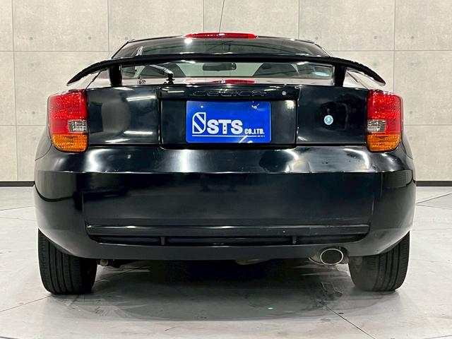 セリカ SS-II ユーザー様直接仕入れ車両 リアスポイラー 純正15インチアルミ フォグランプ 革巻きステアリング ブラック×レッドスポーツシート オートエアコン 電格ドアミラー リモコンキー スペアキー ETC車載器(15枚目)