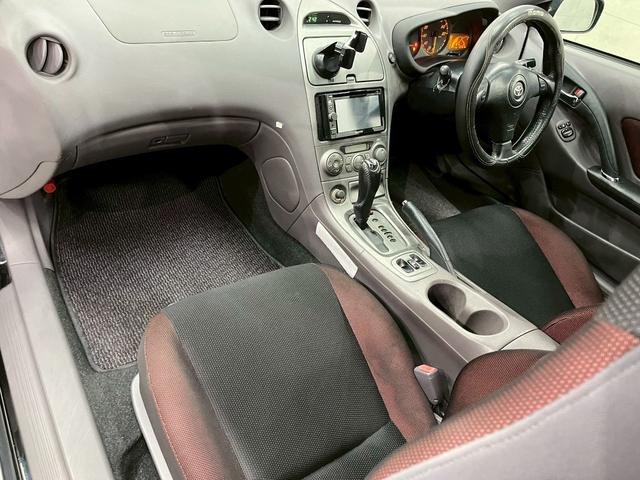 セリカ SS-II ユーザー様直接仕入れ車両 リアスポイラー 純正15インチアルミ フォグランプ 革巻きステアリング ブラック×レッドスポーツシート オートエアコン 電格ドアミラー リモコンキー スペアキー ETC車載器(41枚目)