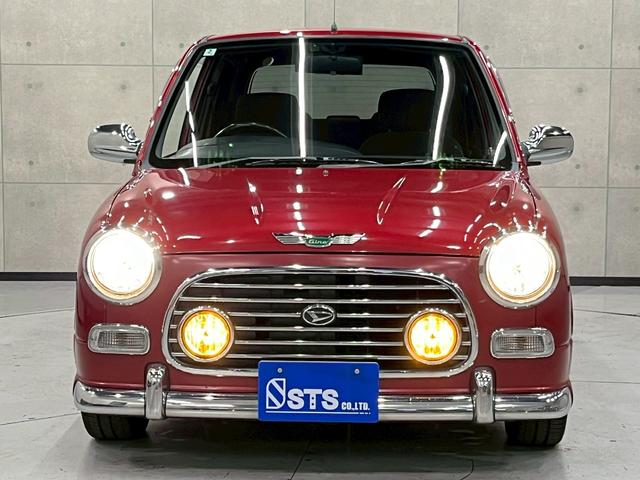 ミラジーノ ミニライトスペシャルリミテッド ユーザー様直接仕入れ ミニライト14インチAW スポーツマフラー 青チェック柄シート ALPINEオーディオ メッキパーツ サイドバイザー 電格ミラー パワーウインドウ リモコンキー 予備キー ETC(9枚目)