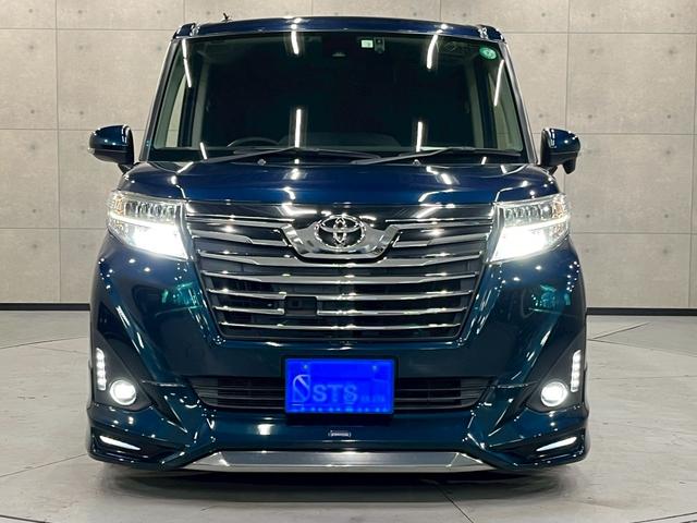 ルーミー カスタムG S モデリスタフルエアロ・マフラーカッター 両側パワスラ 純正ナビ フルセグTV Bluetooth バックモニター LEDライト 純正14AW クルコン プリクラッシュ 障害物センサー ドラレコ ETC(9枚目)