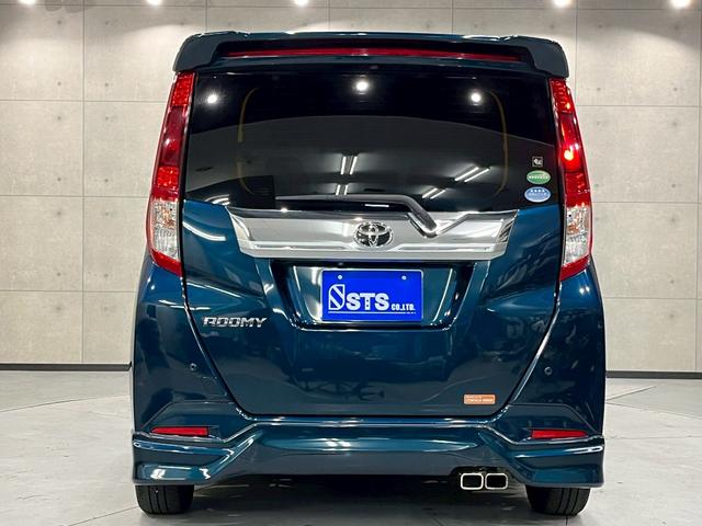 ルーミー カスタムG S モデリスタフルエアロ・マフラーカッター 両側パワスラ 純正ナビ フルセグTV Bluetooth バックモニター LEDライト 純正14AW クルコン プリクラッシュ 障害物センサー ドラレコ ETC(15枚目)