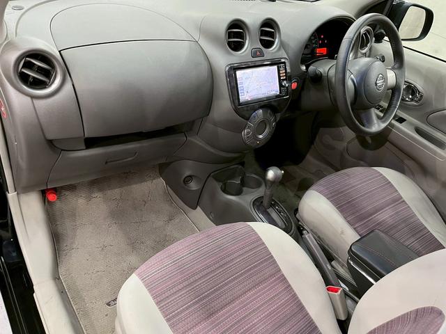 マーチ ボレロ　ユーザー様直接仕入れ車両　専用エクステリア・１４インチアルミ　純正ナビ　フルセグＴＶ　Ｂｌｕｅｔｏｏｔｈ　バックモニター　ドラレコ　メッキドアハンドル　革巻きステア　インテリジェントキー　ＥＴＣ車載器（44枚目）