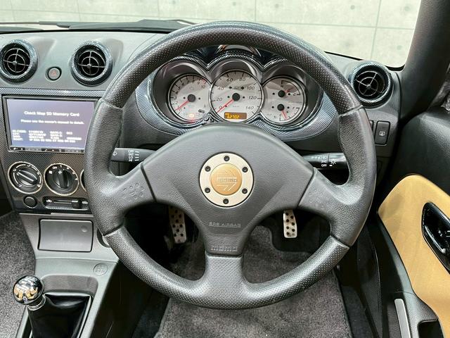 コペン アルティメットエディションII 5速MT スーパーLSD 純正BBS製15AW 純正ビルシュタイン HIDライト フォグ 社外ナビ フルセグTV Bluetooth 純正RECAROシート シートヒーター 純正MOMOステア ETC(25枚目)