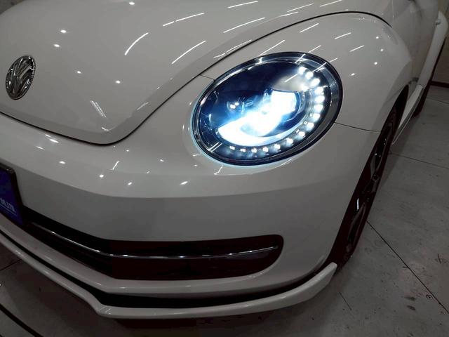 ザ・ビートル デザイン　ハルトデザインエアロ　リアスポイラー　ＢＯＲＢＥＴ１８インチＡＷ　ＨＩＤヘッドライト　純正オーディオ　ＣＤ再生　エアコン　革巻きステア　リモコンキー　ＥＴＣ車載器　実走行５．９万キロ台（11枚目）