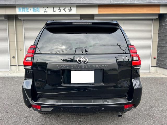ランドクルーザープラド ＴＸ　Ｌパッケージ　マットブラックエディション　４ＷＤ　サンルーフ　全周囲カメラ　ブラインドスポットモニタ　ベージュレザーシート　シートヒータークーラー　レーダークルーズ　ＥＴＣ２．０　ドライブレコーダー　５人乗り（7枚目）