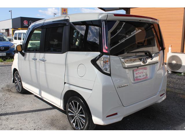 ルーミー カスタムＧ－Ｔ　修復歴無し・３年保証・後期モデル・禁煙車・新車１オーナー・後席専用フリップダウンモニター・純正９インチ大画面ナビ・アラウンドビューモニター・前後ドライブレコーダー・置くだけ充電・シートヒーター・ＥＴＣ（55枚目）