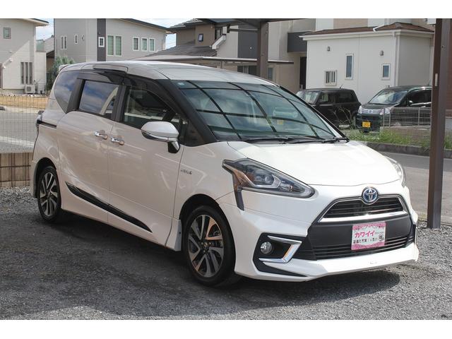 シエンタ ハイブリッドG 修復歴無し・3年保証・7人乗り・新車1オーナー・モデリスタエアロ・リアスポイラー・ドライブレコーダー・両側電動スライドドア・トヨタセーフティセンス・純正ナビ・バックモニター・LEDヘッドライト・ETC(2枚目)