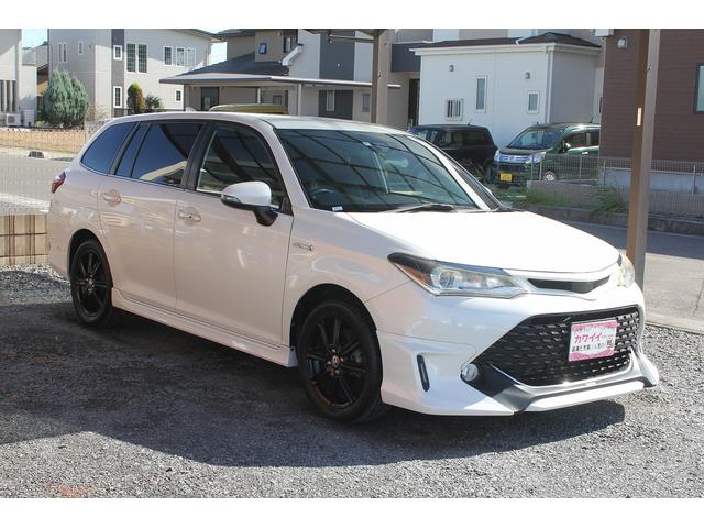 カローラフィールダー ハイブリッドG ダブルバイビー 修復歴無し・3年保証・中期モデル・禁煙車・TRDエアロ・トヨタセーフティセンス・ドラレコ・スマートキー・プッシュスタート・LEDヘッドライト・純正ナビ・バックモニター・純正アルミ・シートヒータ・記録簿(2枚目)