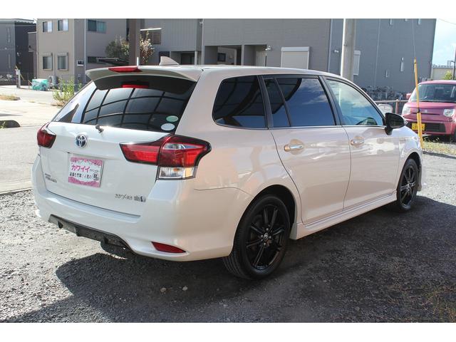 カローラフィールダー ハイブリッドG ダブルバイビー 修復歴無し・3年保証・中期モデル・禁煙車・TRDエアロ・トヨタセーフティセンス・ドラレコ・スマートキー・プッシュスタート・LEDヘッドライト・純正ナビ・バックモニター・純正アルミ・シートヒータ・記録簿(6枚目)