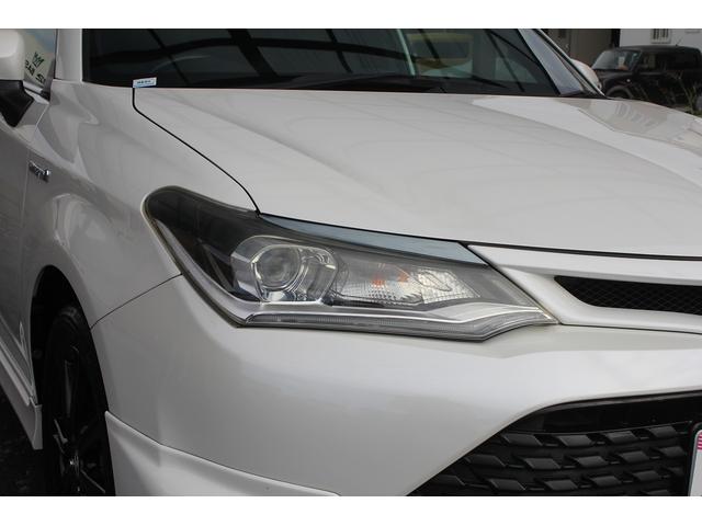 カローラフィールダー ハイブリッドG ダブルバイビー 修復歴無し・3年保証・中期モデル・禁煙車・TRDエアロ・トヨタセーフティセンス・ドラレコ・スマートキー・プッシュスタート・LEDヘッドライト・純正ナビ・バックモニター・純正アルミ・シートヒータ・記録簿(35枚目)