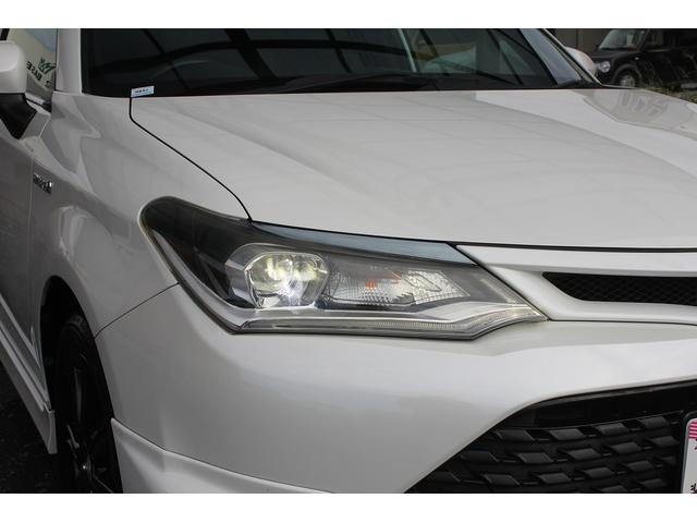 カローラフィールダー ハイブリッドG ダブルバイビー 修復歴無し・3年保証・中期モデル・禁煙車・TRDエアロ・トヨタセーフティセンス・ドラレコ・スマートキー・プッシュスタート・LEDヘッドライト・純正ナビ・バックモニター・純正アルミ・シートヒータ・記録簿(36枚目)