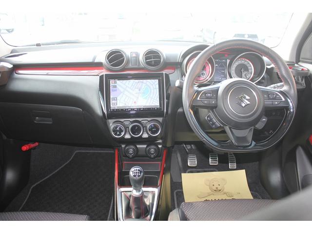スイフトスポーツ ベースグレード 修復歴無し・3年保証・禁煙車・6速マニュアル・8インチ大画面ナビ・全周囲モニター・前後ドライブレコーダー・デュアルブレーキサポート・スマートキー・クルコン・LEDヘッドライト・LEDフォグ・純正アルミ(11枚目)