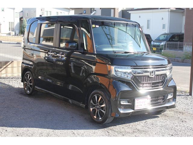 Ｎ－ＢＯＸカスタム Ｇ・ＥＸホンダセンシング　修復歴無し・３年保証・禁煙車・助手席スーパーロングスライドシート・両側電動スライドドア・純正ナビ・バックモニター・スマートキー２本・レーダークルーズコントロール・ビルトインＥＴＣ・純正アルミ・記録簿（2枚目）