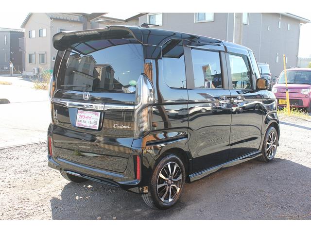 Ｎ－ＢＯＸカスタム Ｇ・ＥＸホンダセンシング　修復歴無し・３年保証・禁煙車・助手席スーパーロングスライドシート・両側電動スライドドア・純正ナビ・バックモニター・スマートキー２本・レーダークルーズコントロール・ビルトインＥＴＣ・純正アルミ・記録簿（6枚目）