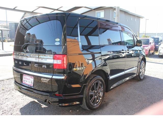 デリカＤ：５ ローデスト　Ｇ　パワーパッケージ　修復歴無し・禁煙車・後期モデル・７人乗りキャプテンシート・後席フリップダウンモニター・純正オプションＲＡＹＺ１８インチメッキアルミ・両側電動スライドドア・スマートキー・ローデストフルエアロ・ＥＴＣ（49枚目）