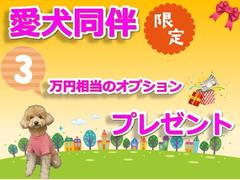 【大好評愛犬同伴】☆愛犬同伴特別キャンペーン☆お客様の愛犬とご一緒にご来店いただきご契約されたお客様に３万円分のオプションをプレゼント♪ 7