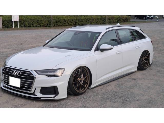 Ａ６アバント ５５ＴＦＳＩクワトロ　Ｓライン　バランスイットカーボンフルフラップ／ワンオフ　中間／ＢＢＳＲＩ－Ｄ１０．５Ｊ＋１５／フルｔディメンド／エアサスａｉｒｍｅｘｔバケットＰＲＰレーシングワンオフロールゲージ／ＡＰＲ　ｓｔａｇｅ１（2枚目）