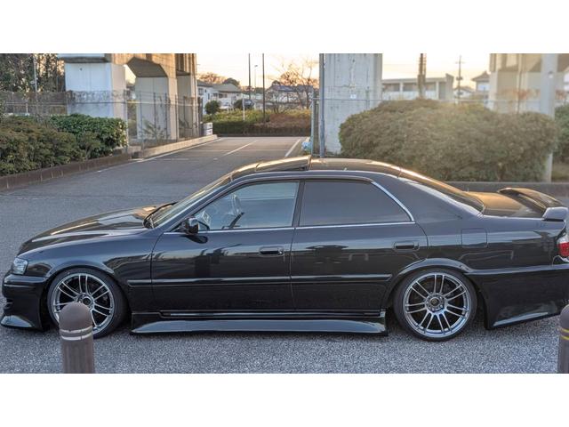 チェイサー ツアラーV サンルーフ 新品車高調 新品インタークーラー 社外エアロ 砲弾マフラー(6枚目)