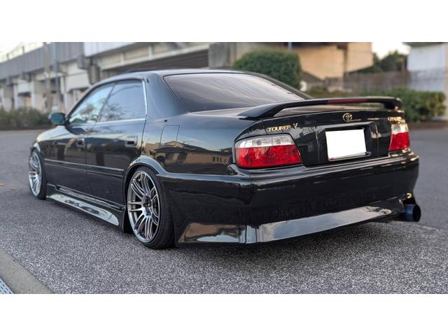 チェイサー ツアラーV サンルーフ 新品車高調 新品インタークーラー 社外エアロ 砲弾マフラー(8枚目)