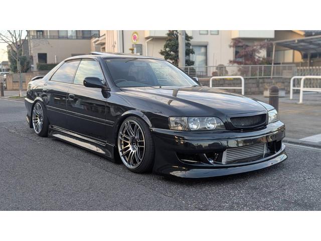 チェイサー ツアラーV サンルーフ 新品車高調 新品インタークーラー 社外エアロ 砲弾マフラー(15枚目)