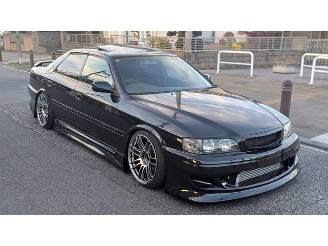 チェイサー ツアラーV サンルーフ 新品車高調 新品インタークーラー 社外エアロ 砲弾マフラー(16枚目)