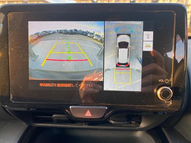 ヤリスクロス ハイブリッドＺ　ＥＴＣ　Ｂｌｕｅｔｏｏｔｈ　キーレスエントリー　スマートキー　４ＷＤ　パワーシート　シートヒーター　バックカメラ	全周囲カメラ　バックカメラ　全周囲カメラ　ＳＤナビ　ＵＳＢ入力端子（6枚目）