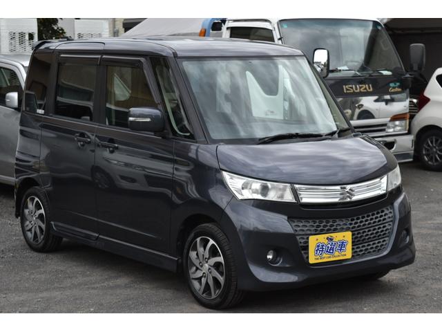 パレットＳＷ ＴＳ　ＴＳ　ターボ　両側パワースライドドア　純正１４インチアルミ　タイヤ４本新品　ナビ　テレビ　ＥＴＣ　フォグランプ　プッシュスタート　スマートキー　修復歴無し（3枚目）