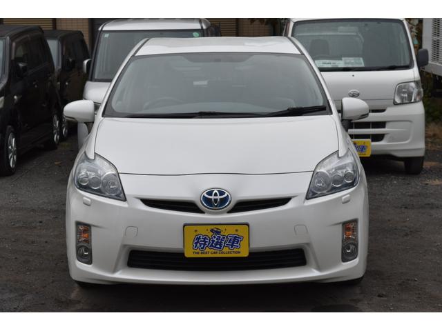 プリウス S LEDエディション 特別仕様車 S LEDエディション 3連LEDヘッドランプ パール スマートキーx2本 プッシュスタート バックモニター EGRバルブ清掃済み ビルトインETC ナビ テレビ 取説 AA評価4点(7枚目)