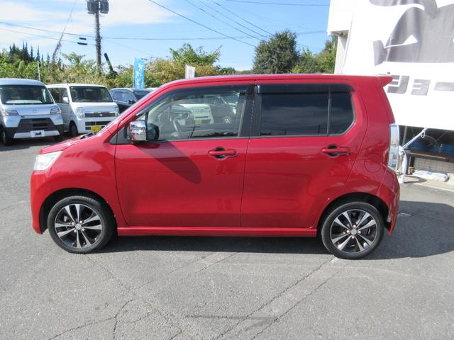 ワゴンＲスティングレー Ｔ　ＥＴＣ　ナビ　スマートキー　プッシュスタート　社外マフラー　シートヒーター　ＨＩＤヘッドライト　フォグランプ　衝突被害軽減ブレーキ　アクセル踏み違い防止装置　クルーズコントロール　アイドリングストップ（14枚目）