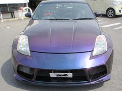 かなり珍しいマジョーラカラーのＺ３３入荷致しました！綺麗な塗装出ております！足回りもとてもしっかりしていてエンジンミッション状態も良い感じです！セミクラシック乗るなら目立ってナンボですよ！ 2